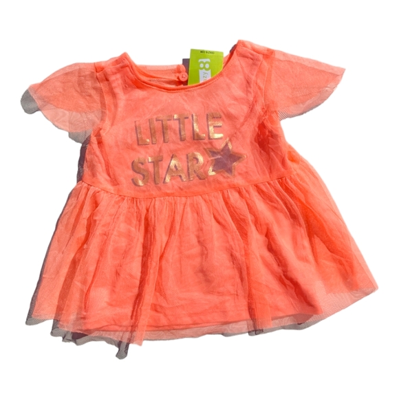 Crazy 8 Girls 12-18m Little Star Pink Tule Tank Top - Picture 1 of 6